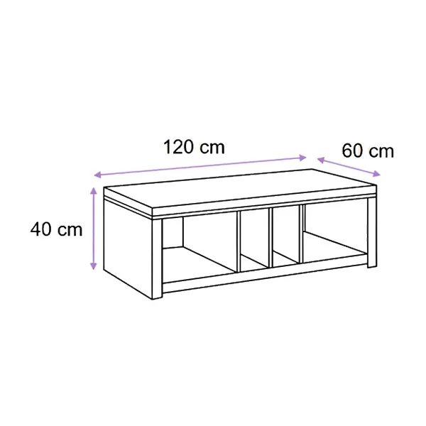 میز جلو مبلی ODQ114C نیلپر